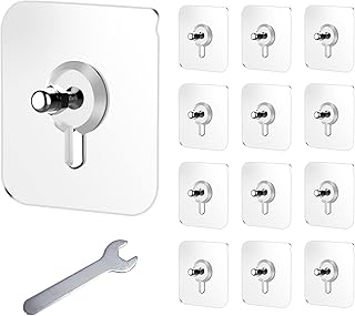 12 wall support parts, adhesive wall hook without drilling, wall screw hooks for the house, bathroom and kitchen.. Why pay more? DIAYTAR Nigeria gives you the best for less.