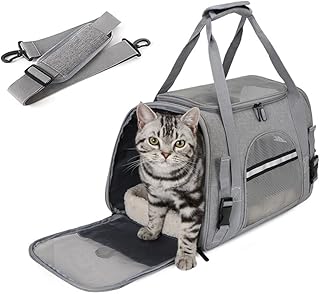Newstyle luxury transport bag with flexible sides with fleece pillow for cats and small dogs, comfortable and portable travel bag for car seat (43 x 25 x 28 cm, gray (with plush pillow))))).. Shop with confidence at DIAYTAR NIGERIA, where affordability meets reliability in less than 8 days.