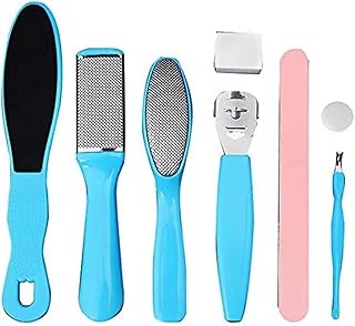 Set of professional pedicure blade 8 in 1 to eliminate dead skin, hard parts of the body, cracked heels, dry skin, excellent feet treatment tools for women.. Unlock access to a wide range of products with DIAYTAR NIGERIA's affordable e-commerce platform.