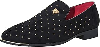 Modern moccasins modern with pointed end and shiny rivets for men, large, 37.5 eu.. Your favorite online marketplace — DIAYTAR Nigeria delivers quick and cheap.