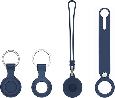Variety pack of 4 silicone shells for Apple ALTERGET 2021-Soft, light and anti-scratch keychain compatible with airing (blue).. Affordable shopping made easy on DIAYTAR Nigeria, with fast delivery from 5 to 8 days.