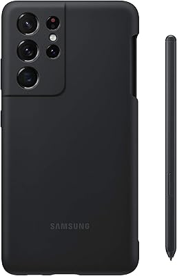 Samsung silicone shell for Galaxy S21 Ultra with S Pen Bundle - Black (American version).. Browse, shop, and receive — DIAYTAR Nigeria keeps it simple.