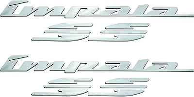94-96 Impala SS Rear 2-piece rear Customs Panel Sticker of 3D replacement letter for SS (Chrome).. Shop across boundaries with DIAYTAR NIGERIA's comprehensive catalog delivered nationwide at budget rates.