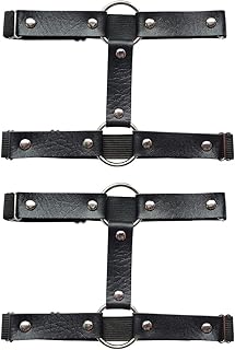 Elastic leather bra adjustable for women, leg strap, body belt, 2 rows harnesses, punk, thigh rod.. DIAYTAR NIGERIA: Your one-stop e-commerce destination with affordable prices and nationwide delivery in 5-8 days.