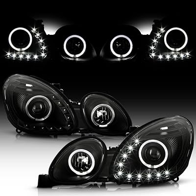 Akane - Halo LED headlights, for Lexus GS300 GS400 DRL 1998-2005, driver and passenger headlights, black.. Navigate through thousands of products at pocket-friendly prices with DIAYTAR NIGERIA's easy-to-use platform.