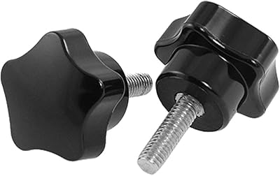 2 spare parts for machine, male length 6 mm, star handle 40 mm.. DIAYTAR NIGERIA: Bringing quality products to your doorstep at prices that won't break the bank.