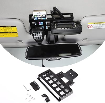 Storage support for interior mirror compatible with Toyota @ fj Cruiser 2007-2021, Aluminum multifunction storage support, 1 piece.. DIAYTAR NIGERIA: Where quality meets accessibility with affordable prices and prompt shipping.