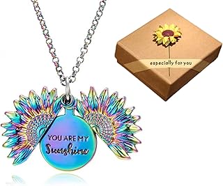 You are my Sunshine necklace with hidden charm inside in a sunflower gift box by charmed by dragons, zinc, without precious stones.. Your ideal shopping companion, DIAYTAR NIGERIA offers unmatched variety with delivery within a week.