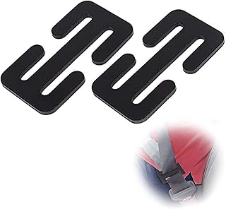 Metal safety belt adjustment loop in the shape of E, size 38 mm, pack of 2 shoulder belts for children's car locking, device accessories (black).. Discover thousands of products on DIAYTAR Nigeria with delivery between 5 to 8 days across the country.