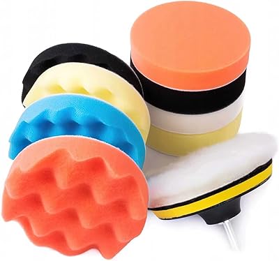 Set of 3 -inch car polishing pads, 10 rooms, car polishing kit with drill adapter for polishing, hair removal and car sealing.. DIAYTAR NIGERIA: Bridging the gap between consumers and quality products with affordable nationwide shipping.