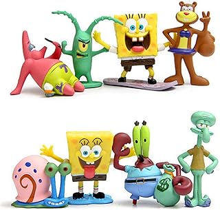 Skido 8 pieces/set 5cm animated toy models Bob Eponge Patrick Star Action Car Cute Car Decoration Decoration Toy Collection For Children's Gift.. Shop without boundaries at DIAYTAR NIGERIA, offering affordable products with convenient delivery times.