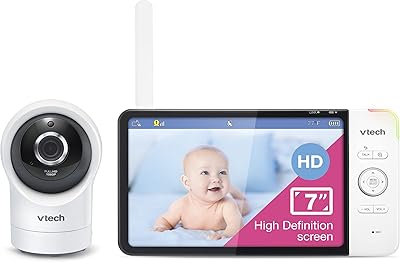 Intelligent baby monitor with wifi distance access 1080p vtech RM7764HD, panoramic and 360 ° tilt, 10x zoom, HD 7 screen.. From fashion trends to home essentials — find it on DIAYTAR Nigeria.