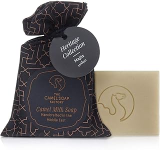 Artisanal natural soap from the Heritage of Camel Soap Factory collection with fresh camel milk and high quality essential oils, 95 g, board.. Save time and money with DIAYTAR Nigeria’s online store.