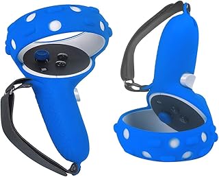 Oculus Quest 2 touchpad cover, anti-projection protection handle, Oculus Quest 2 accessories with adjustable strap (navy blue).. Make every purchase count with DIAYTAR Nigeria — shop smart, shop fast.
