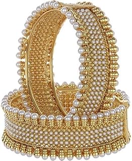 Set of female bracelets composed of elegant traditional jewelry, gold plated and set with yubella pearls.. E-commerce made for Nigeria — fast delivery and low prices at DIAYTAR.