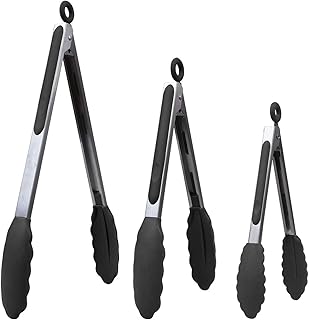 Food pliers in silicone stainless steel cooking stainless steel with tips.. DIAYTAR NIGERIA brings the marketplace to every Nigerian home with affordable prices and quick delivery.