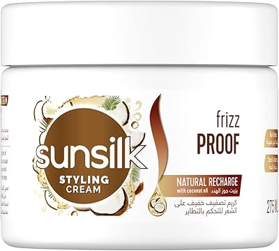 Sunsilk hair cream, to fight against frizz and nourish the hair, with coconut oil, natural and non -greasy, 275 ml.. DIAYTAR NIGERIA: Where quality meets accessibility with affordable prices and prompt shipping.