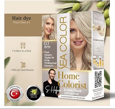 Sea Color \ "Home Colorist \" - 0.1 Pearl Glim, Set of professional hair taints, 2 tubes in a box.. Experience retail therapy without the financial stress at DIAYTAR NIGERIA's budget-friendly marketplace.