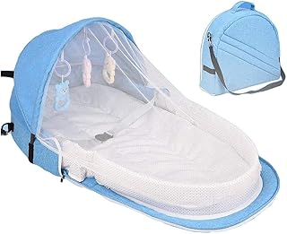 Multifunctional Baby Baby Babies Bed with Blue Mosquito nets.. Discover the perfect shopping balance at DIAYTAR NIGERIA with competitive prices and prompt delivery.