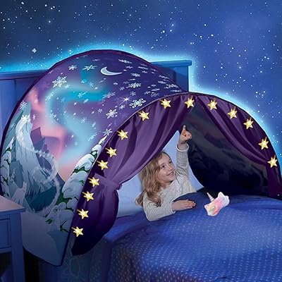Kids Dream foldable bed tent with starlight strap and colored eyes mask, pop-up tent can be opened immediately, starlight strap and colorful eyes mask.. DIAYTAR NIGERIA brings satisfaction with every purchase through affordable prices and prompt shipping.
