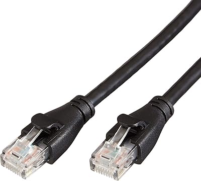 Ethernet cable and Internet Amazonbasics Cat 6 with RJ45 50 connectors.. Shop for everything you need at DIAYTAR NIGERIA, with budget-friendly prices and quick delivery.