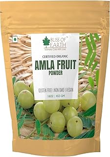 Bliss of Earth 453gm organic amla powder for food and hair growth, booster immune.. Discover why millions choose DIAYTAR for affordable online shopping with delivery in just 5-8 days.
