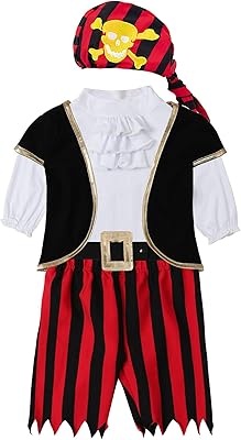 Cosland pirate costume for boys.. DIAYTAR NIGERIA: Where quality meets affordability, with thousands of products delivered in less than 8 days.