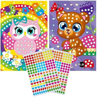 10/15pcs Colorful points Mosaic Primary Puzzle Sticker DIY Games DIY Animated Animated Education Toys For Kids Children Gift (Cow).. Your digital shopping destination, DIAYTAR NIGERIA combines variety with affordability and quick delivery.
