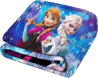 Cute coverage of the snow queen for baby girls, printed polar cover for girls, comfortable sofa blanket for toddlers, super soft velvet sofa blanket, princess blankets.. DIAYTAR NIGERIA: Where shopping is affordable, selection is vast, and delivery is always reliable.