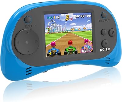 E -Mods Gaming Laptop Games For Children Retro Video Games 16 Bits With 220 HD Electronic Games - LCD 6.35 "LCD Entertainment Games for boys and girls aged 4 to 12 (sky blue).. Your one-click solution to affordable shopping, DIAYTAR NIGERIA delivers quality products nationwide.