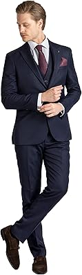 Jack Martin - 3 -piece suit in tweed with chevron for men. Business wedding costume for men.. DIAYTAR NIGERIA: Where shopping dreams come true with budget-friendly prices and nationwide shipping.