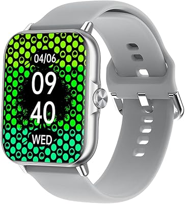 Intelligent microwear watch, 1.8 inch IPS screen, bluetooth, water resistant, low autonomy, wireless charger, heart rate, podometer, calories, activity tracker, for Android iOS (silver).. From kitchen tools to phones — DIAYTAR Nigeria ships it all in a week.