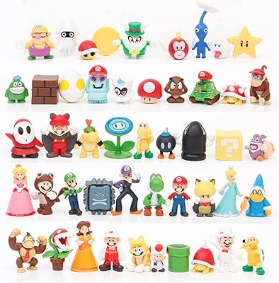 48 pieces of mario characters, super mary figurine toys, mario toys bros., Princess, turtle, cake decoration supplies, gifts for children fans.. Affordable online shopping is just a click away with DIAYTAR Nigeria.