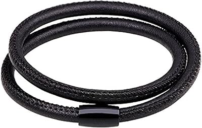Sheepskin bracelet for men and women, double -layer magnetic clasp bracelets.. DIAYTAR NIGERIA: Revolutionizing how Nigerians shop with affordable prices and prompt delivery services.