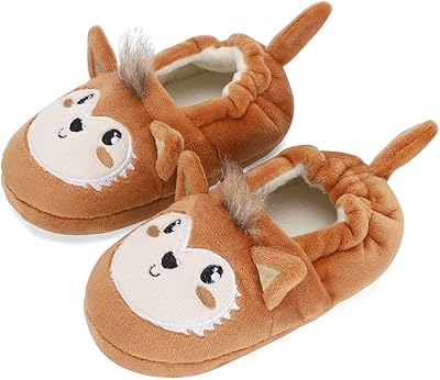 Winter slippers for girls, cartoon animals, hot -to -do -to -aten -toblocked house shoes, homemade children's household makeover.. DIAYTAR NIGERIA brings the market to your fingertips with affordable prices and prompt delivery service.