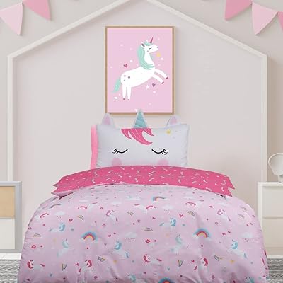 Sleepdown Kids Rose Reversible Duvet cover with pillowcase and pillowcase, soft and easy to maintain, for single bed 135 cm x 200 cm, multi pink, 5056242894117, Twin.. Tired of overpriced goods and slow delivery? DIAYTAR Nigeria brings affordability and speed together with a wide selection of products.