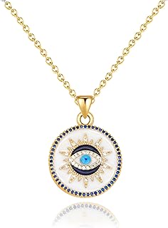 Protective collar against the evil golden eye, handmade jewelry against the evil eye for women, third eye pendant, birthday gift for her, metal, metal.. Experience shopping freedom with DIAYTAR NIGERIA's vast selection and 5-8 day nationwide delivery service.
