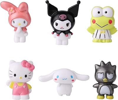 Set of 6 cute figurines for the decoration of cakes, birthday party supplies for children, bouquet, cake tray pendants, plants, etc... Your ideal shopping partner, DIAYTAR NIGERIA offers extensive variety with reliable nationwide shipping.