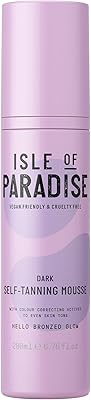 Isle of Paradise, dark (200 ml) self -tanning foam with natural and botanical ingredients (the packaging may vary).. From fashion to electronics, DIAYTAR Nigeria brings it all to your doorstep — fast, easy, and affordable.