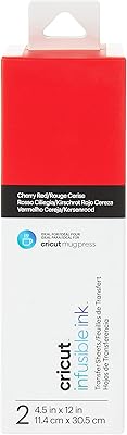 Ink transfer papers infusible joy, 2 pieces (cherry red).. DIAYTAR NIGERIA: Where every Nigerian finds what they need at prices they can afford, delivered promptly.