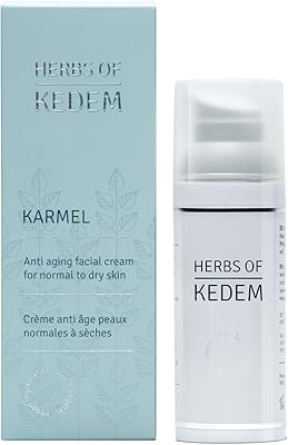 Nourishing anti-aging cream for the face with Kedem Karmel herbs with shea butter, jojoba oil for normal dry skin, 1.69 fl. oz.. DIAYTAR NIGERIA brings the marketplace home to you with affordable prices and delivery in 5-8 days.