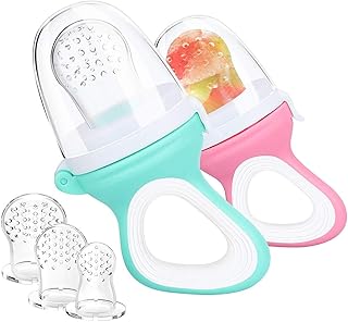 2 fruit bottles with 3 silicone replacement teething bags for toddlers.. DIAYTAR NIGERIA: Bridging the gap between consumers and quality products with affordable nationwide shipping.