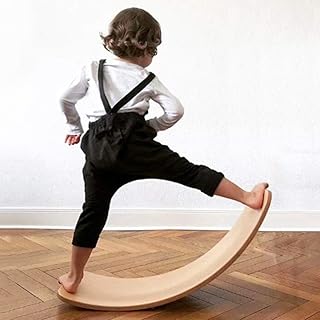 Natural wooden swing board for children, toddlers, open learning toy, zigzag yoga board for adults in class and office.. No stress, no delays — DIAYTAR Nigeria is your trusted shopping partner.