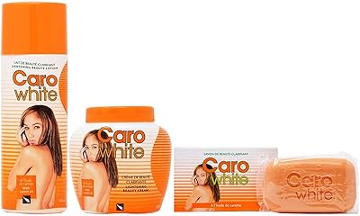 Caro white lot of 3 (lotion + cream 16.9 oz + 6.7 oz soap).. Experience shopping freedom with DIAYTAR NIGERIA's vast catalog and nationwide 5-8 day shipping.