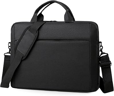 Kokijoo 15.6 inches laptop bag for men and women, shoulder bag with shoulder strap, messenger bag for travel and work (black), black.. Order today, receive in days — DIAYTAR Nigeria makes it possible.