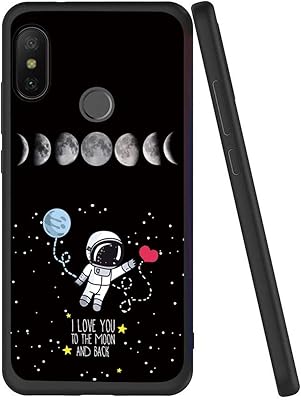Xiaomi Mi A2 Yoedge shell in black silicone with personality printing.. DIAYTAR NIGERIA: The marketplace that brings affordable products to every Nigerian home in under 8 days.