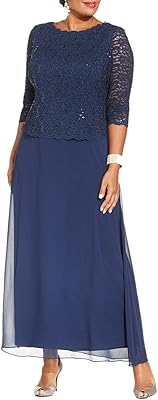 Alex Evenings Large Size Dress in Floral Lace For Women.. Shop like never before with DIAYTAR NIGERIA's comprehensive marketplace and budget-friendly shipping.