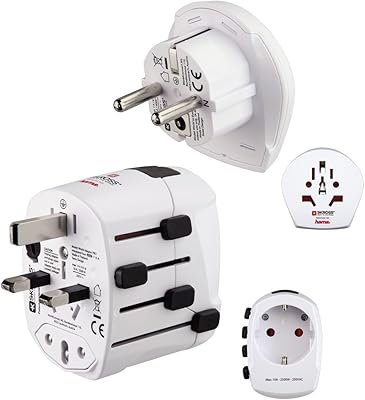 Hama 128200 Universal Travel Adapter 3 Pins.. DIAYTAR NIGERIA: Putting quality products within reach of every Nigerian through our affordable marketplace.