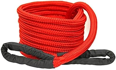 Kinetic rope for towing and displacement of cars, professional series, 9 meters long, supports a weight of up to 13 tonnes, red color.. Your new favorite way to shop online — DIAYTAR Nigeria.