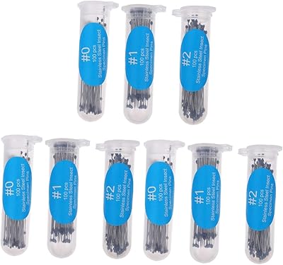 Baloo 900 pieces of steel anatomy bottles with silver pins container Papillon school laboratories entomology butterfly collections storage of sample laboratory sizes.. Fast delivery is our promise — DIAYTAR Nigeria keeps it real.